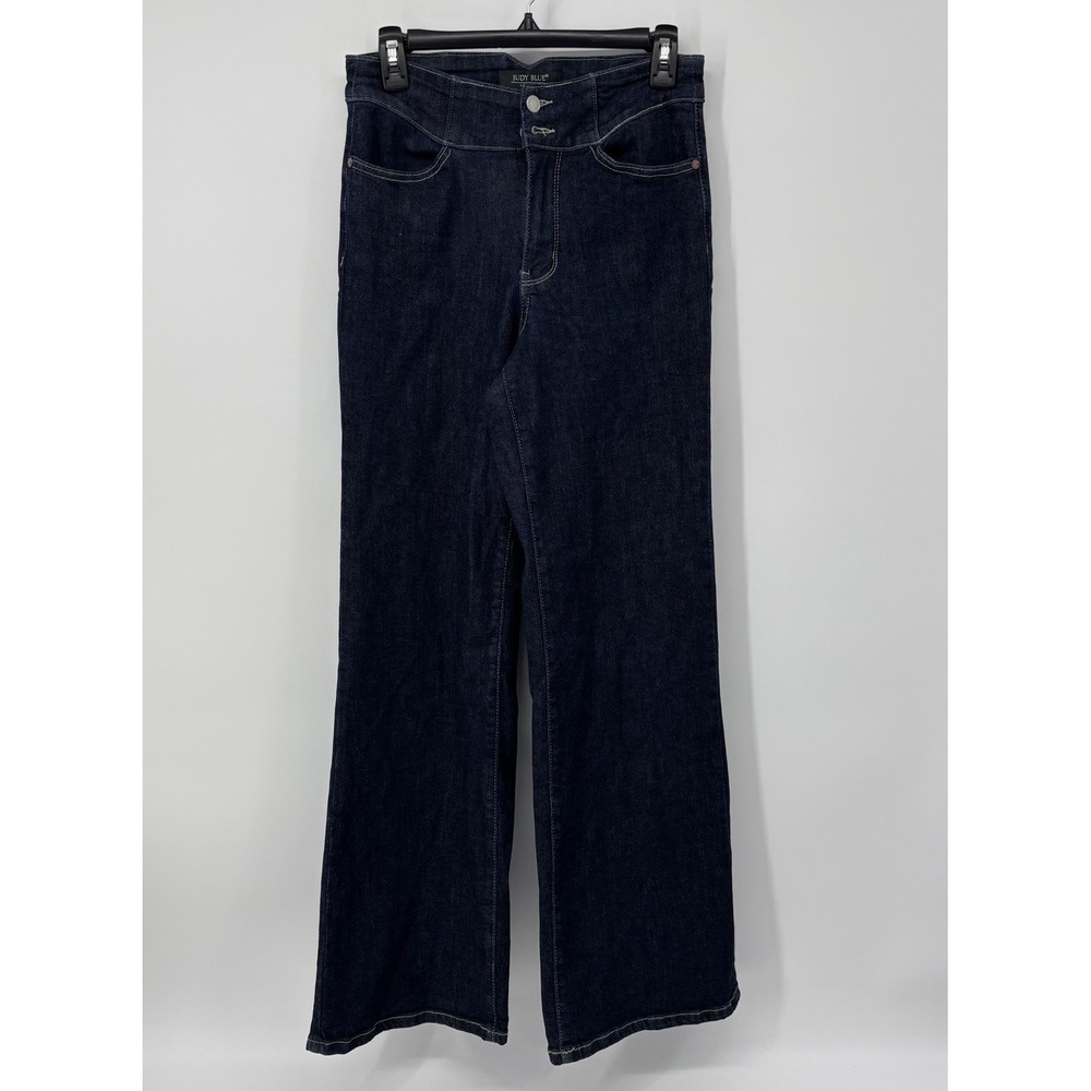 Judy Blue High Waisted Wide Leg Jeans Women's Size 5/27 Denim Stretch